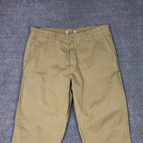 Taylor Stitch Pants Men's 34 x 32 Khaki The Foundation Pant nxg Twill Chino - Picture 2 of 14